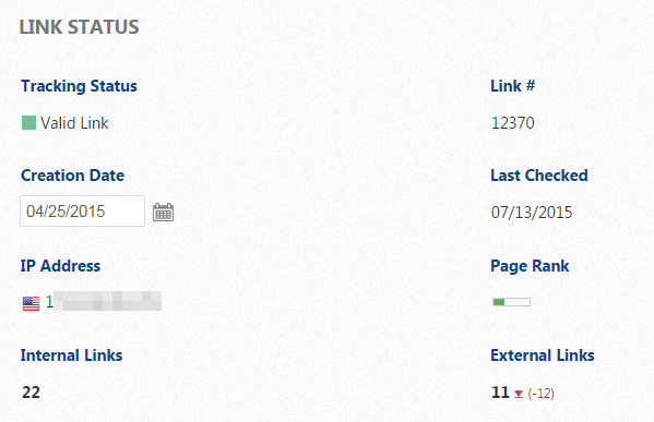 Valid Link but Anchor Text does not match