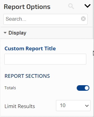 report date range