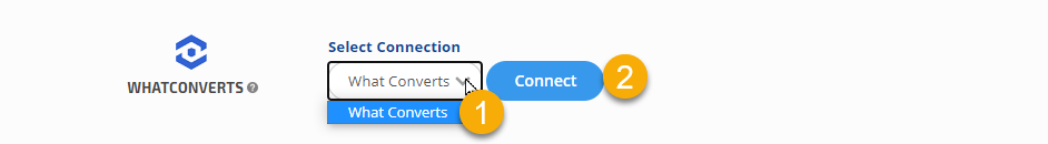 Connect WhatConverts to rank tracking campaign